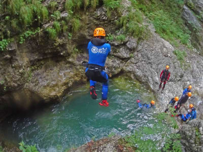 Canyoning in the Sušec Gorge starting from Bovec