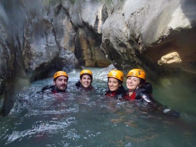 Canyoning at La Mela in Abdet, near Alicante