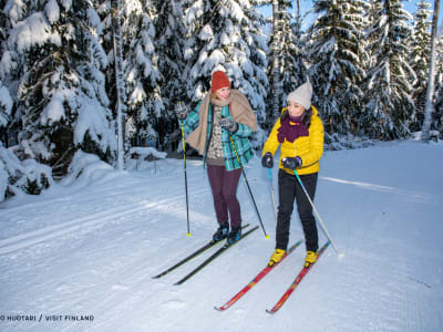 Excursion de ski hors-piste au départ d'Ivalo