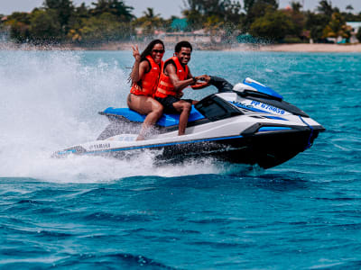 Jetski-Ausflug ohne Führerschein in Port-Louis, Guadeloupe