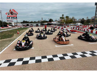 Séance de karting à La Villajoyosa, sur la Costa Blanca   
