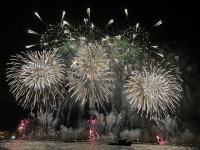 Friday night fireworks cruise along Waikiki