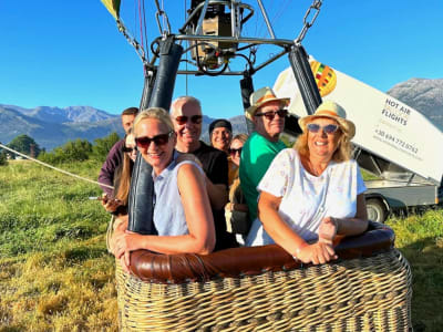 Vol en montgolfière au-dessus du plateau de Lassithi depuis Malia près d'Héraklion