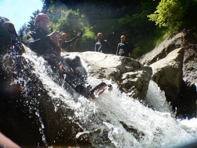 Descenso de barrancos para principiantes en el Kobelache