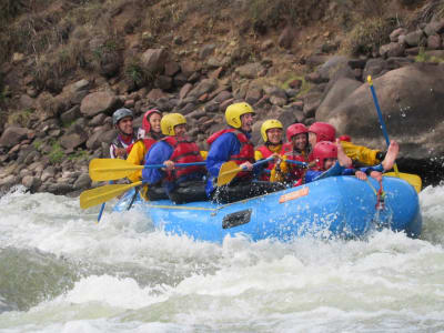 Rafting-Ausflug auf dem Fluss Deva von Unquera, Picos de Europa