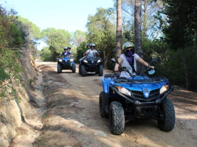 Geführte Quad-Tour entlang der Küste von Chia, Sardinien