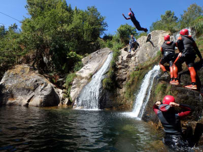 Descenso del cañón del río Vouga, cerca de Oporto