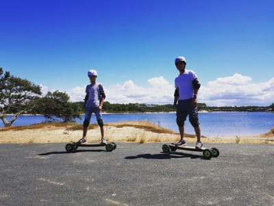 Balade en skate électrique à Capbreton