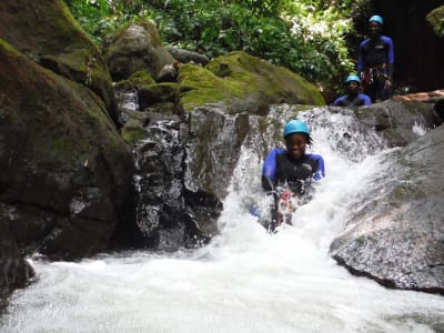 Canyon of Saut du Gendarme in Martinique