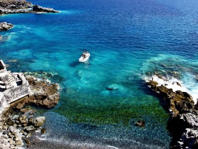 Angelausflug mit dem Boot vom Strand San Juan, Teneriffa