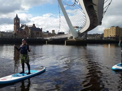 SUP in der Stadt Derry-Londonderry