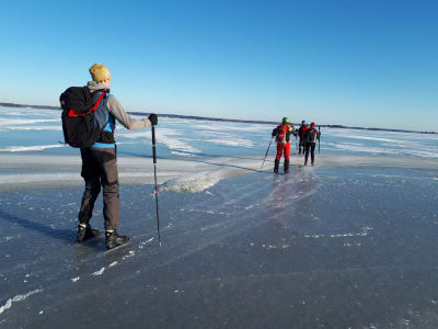 Patinaje sobre hielo en Estocolmo