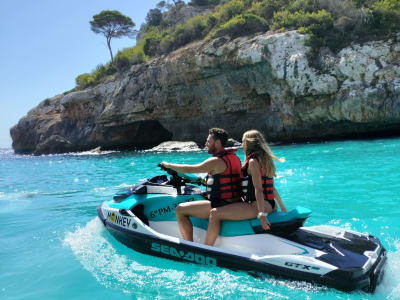 Jet Ski Tour to Cala Morlanda from Cala Millor, Mallorca