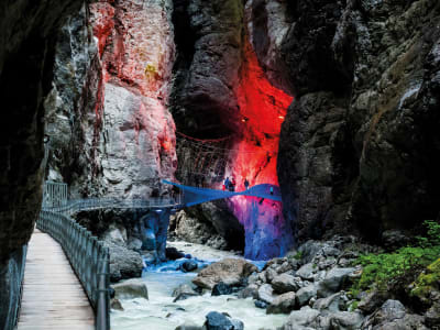 Randonnée dans le canyon des glaciers à Grindelwald