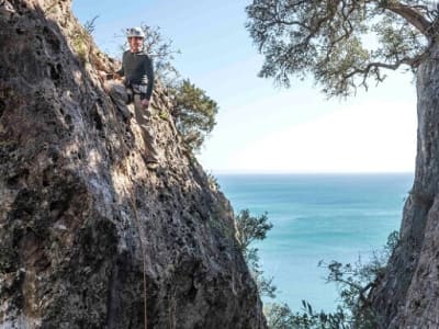 Escalada y kayak de mar en Arrábida