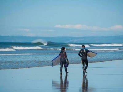 Beginner's bodyboarding lessons in Newquay, Cornwall