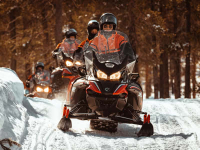 Safari en moto de nieve para principiantes en Saariselkä