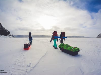 Winter Camping Discovery in Sainte-Rose-du-Nord, Saguenay