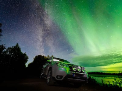 Chasse aux aurores boréales depuis Kiruna