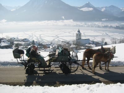 Private Horse-drawn Sleigh Ride around St.Wolfgang