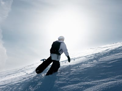 Private Snowboard Lesson in Björkliden near Abisko