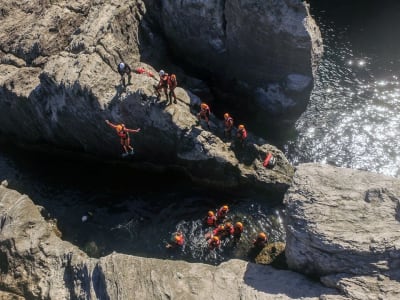 Coasteering auf São Miguel, Azoren