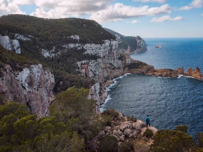 Randonnée vers les murs d'escalade de Circo à Es Amunts, Ibiza