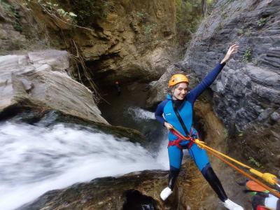 Canyoning Sima del Diablo, in der Nähe von Ronda, Málaga