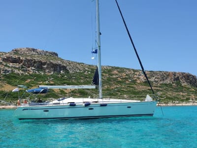 Full-day sailing cruise to Balos Lagoon, Crete