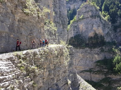 Wandern in den Schluchten von Saint-Pierre von Allos aus