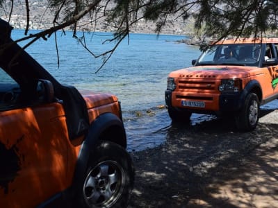 Guided Jeep Safari tours to Spinalonga and Milatos Cave from Elounda