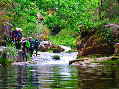 Canyoning im Rio Varziela im Nationalpark Peneda-Gerês