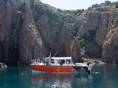 Boat trip in the Calanques of Piana from Sagone, Corsica