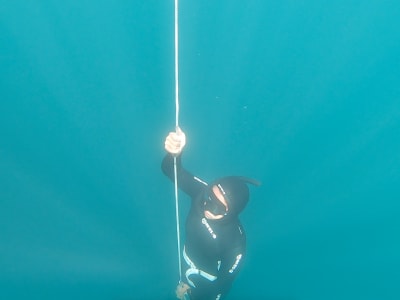 Descubrir la apnea en el lago de Annecy