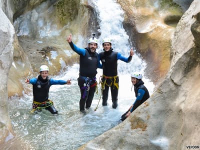 Canyon of the Clue de Saint-Auban in the Verdon Gorge