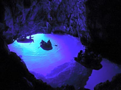 Excursion en bateau vers la grotte bleue de Bisevo depuis Hvar