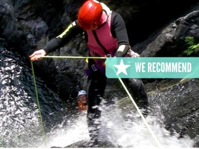 Schlucht Rio Selvano in Castelnuovo di Garfagnana, Toskana