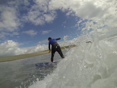 Surfen lernen in Pembrokeshire, Wales