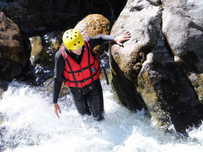 River Trekking near Alagna Valsesia, Aosta Valley