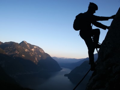 Multi-pitch climbing course in Arco, Lake Garda