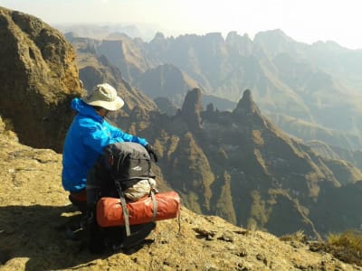 Wanderausflug auf den Cathedral Peak, Drakensberg