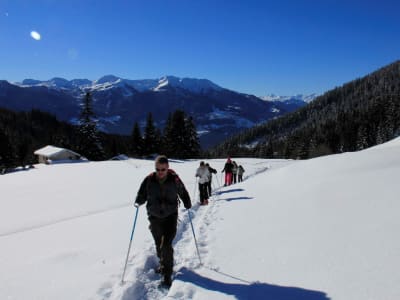 Excursión de fin de semana con raquetas de nieve en la Vanoise desde Moûtiers