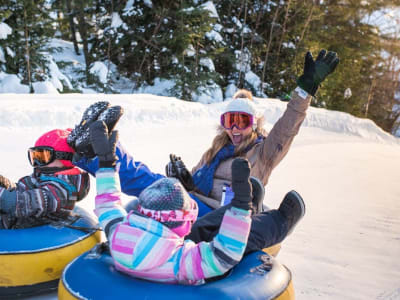 Discovering the Village Vacances Valcartier winter play centre near Quebec City