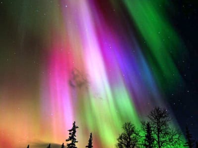 Les aurores boréales en quad à Rovaniemi