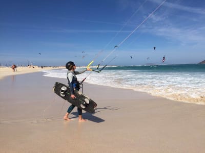 Aulas de kitesurf em Lanzarote