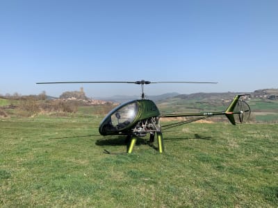 Baptême de l’air en hélicoptère ULM près du Puy en Velay