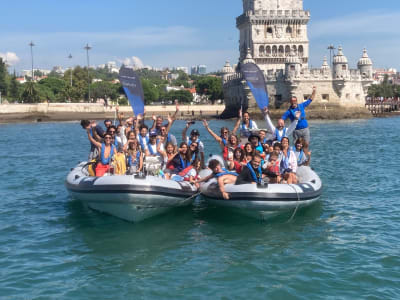 Speed boating cultural tour in Lisbon