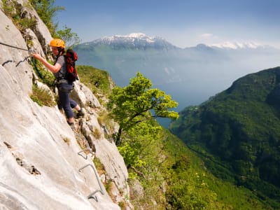 Via ferrata of Mallos de Riglos, in Riglos, near Huesca