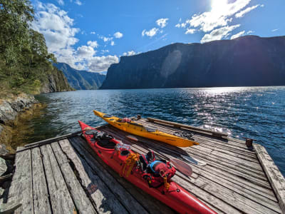 Full-Day Sea Kayaking Excursion around the Fjords in Voss, Norway