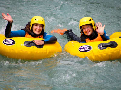 Descente en hydrospeed sur la Guisane à Serre Chevalier, près de Briançon